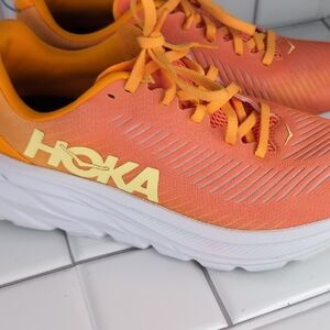 Hoka One One Rincon 3 Vibrant Orange Women's Sz 8 Wide
